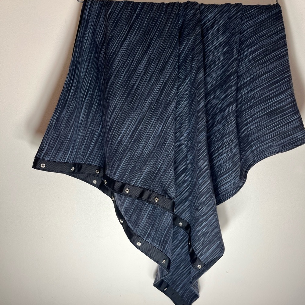 Women's Navy Blue Striped Multi Style scarf